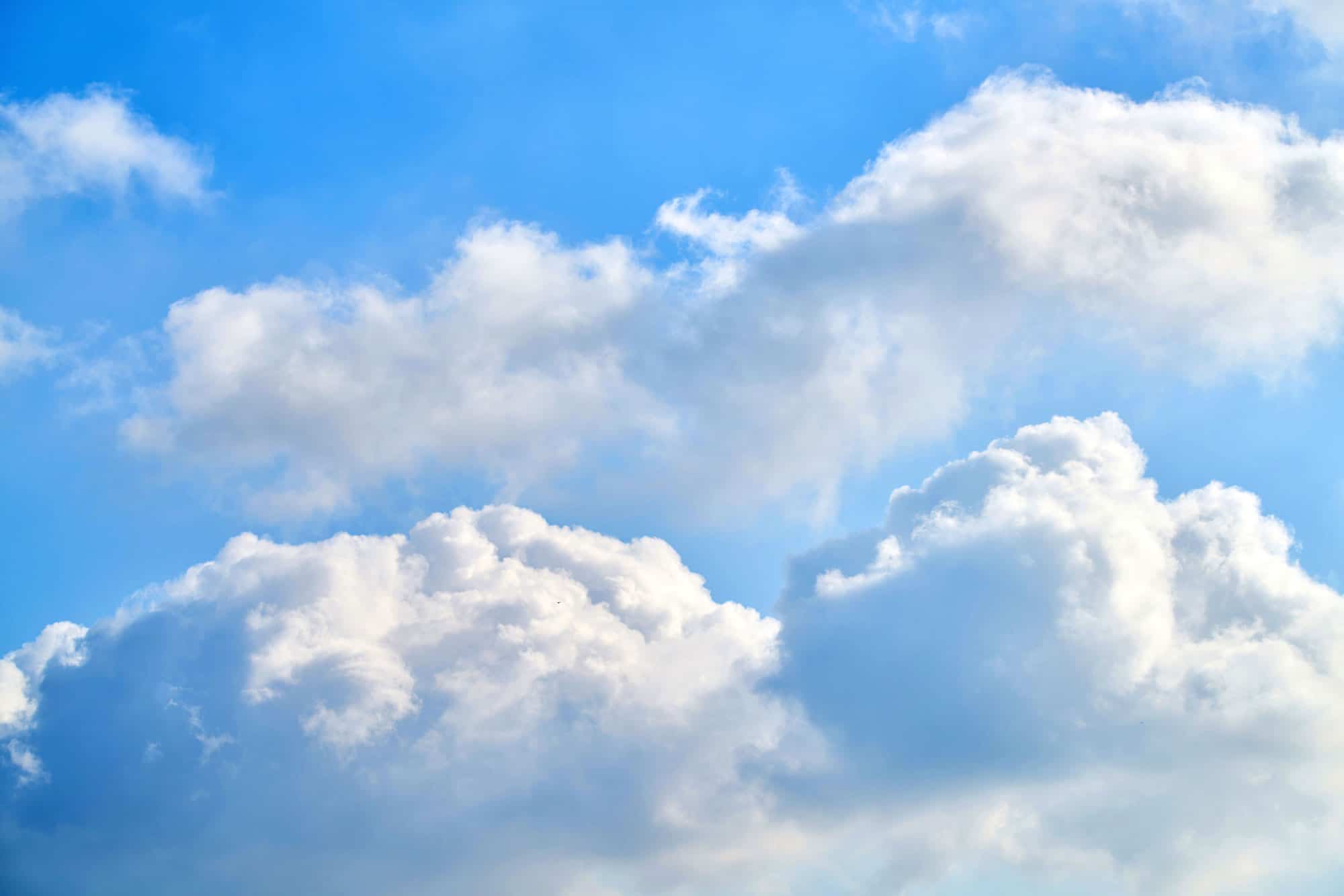 Open Texas sky over an affordable community